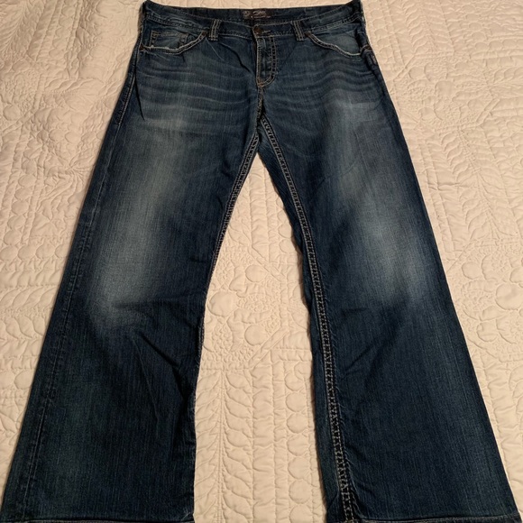 mens silver zac jeans
